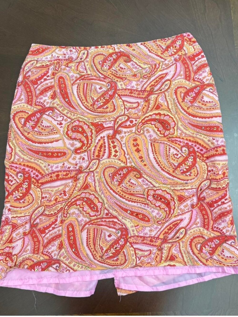 Y2K 100% Silk Worthington Skirt | 14